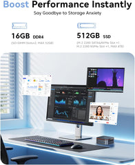 KAMRUI P1 AMD Ryzen™ 4300U Mini PC