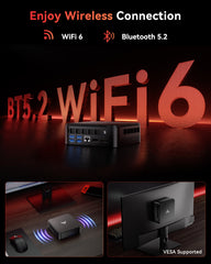 KAMRUI E3B AMD Ryzen 5 7430U Mini PC