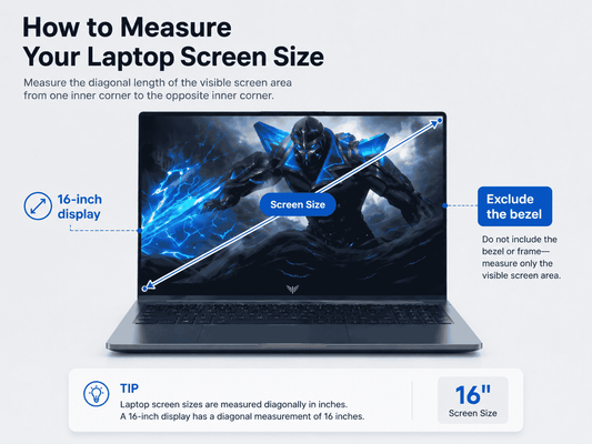How to Measure Laptop Screen Size:3 Accurate Methods