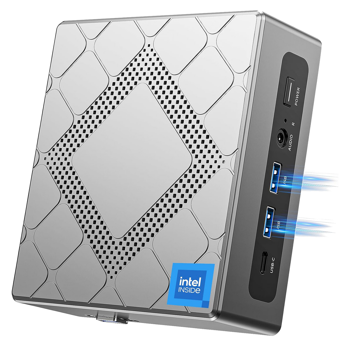 KAMRUI E3B Mini PC Gaming AMD Ryzen 5 7430U, 16GB RAM, 512GB SSD, WiFi 6, Windows 11 Pro - Nuovo