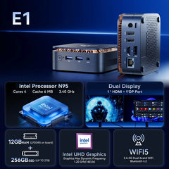 KAMRUI E1 Intel Alder Lake-N N95 Mini PC