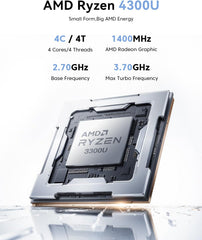 KAMRUI P1 AMD Ryzen™ 4300U Mini PC