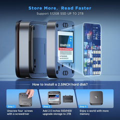 KAMRUI AK1 Plus Inter Alder Lake-N N95 Mini PC
