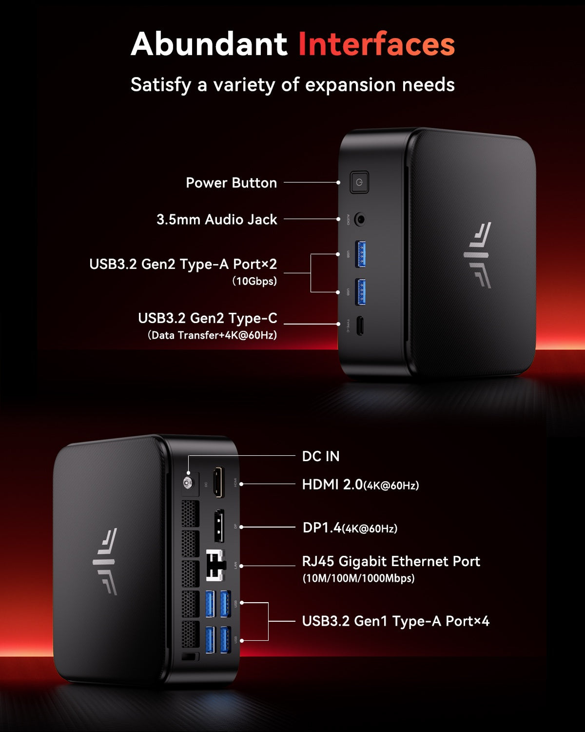 KAMRUI E3B AMD Ryzen 7 5700U Mini PC