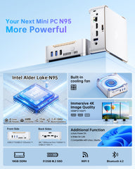 KAMRUI GK3 Plus Intel Alder Lake-N N95 Mini PC