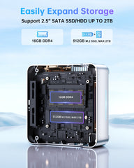 KAMRUI GK3 Plus Intel Alder Lake-N N95 Mini PC