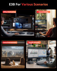 KAMRUI E3B AMD Ryzen 5 7430U Mini PC